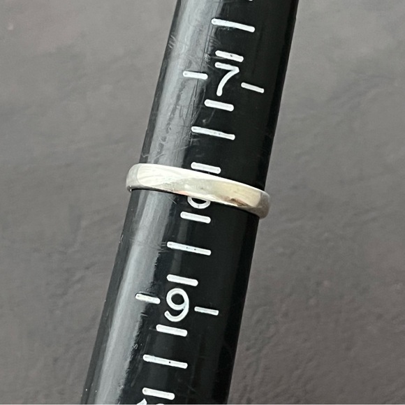 Native American Sterling silver and turquoise split shank ring Size 8 - Picture 12 of 13